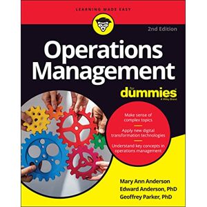 Anderson, Mary Ann Operations Management For Dummies Anderson, Mary Ann Operations Management For Dummies