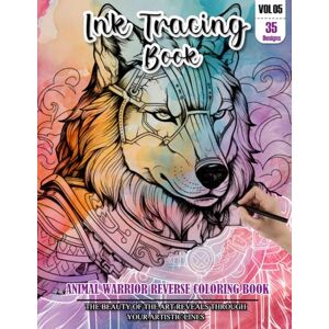 REESE, WESLEY Ink Tracing Book for Adults: Stress relief reverse Animal warrior ink tracing book for adults: mindfully Follow white lines to Uncover 35 Animal ... a perfect gift for Animal lovers(Vol-5) REESE, WESLEY Ink Tracing Book for Adults: Stress relief reverse Animal warrior ink tracing book for adults: mindfully Follow white lines to Uncover 35 Animal ... a perfect gift for Animal lovers(Vol-5)