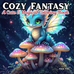 Vico Tini Cozy Fantasy: Coloring Book for Adults and Teens Featuring Cute Mythical Creatures and Cozy Fantasy Worlds for Relaxation Vico Tini Cozy Fantasy: Coloring Book for Adults and Teens Featuring Cute Mythical Creatures and Cozy Fantasy Worlds for Relaxation