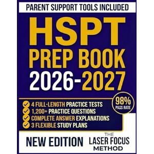 ROWLAND, TESSA HSPT Prep Book 2026-2027: Complete Prep Guide with 4 Practice Tests, 1,200 Questions, Detailed Explanations, and 12-Week Study Plan for 8th Grade Students ROWLAND, TESSA HSPT Prep Book 2026-2027: Complete Prep Guide with 4 Practice Tests, 1,200 Questions, Detailed Explanations, and 12-Week Study Plan for 8th Grade Students