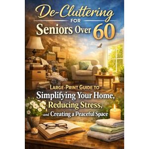 Taylor De-Cluttering for Seniors Over 60: Large-Print Guide to Simplifying Your Home, Reducing Stress, and Creating a Peaceful Space: A gentle, step-by-step approach to letting go of clutter Taylor De-Cluttering for Seniors Over 60: Large-Print Guide to Simplifying Your Home, Reducing Stress, and Creating a Peaceful Space: A gentle, step-by-step approach to letting go of clutter