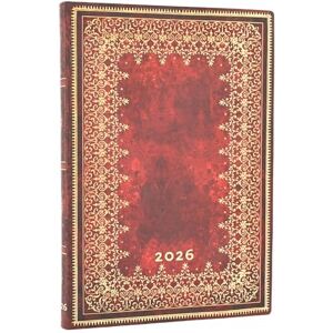 Paperblanks 2026 Foiled (Old Leather Collection) Midi 12-month Horizontal Softcover Flexi Dayplanner 2026 (Elastic Band Closure) Paperblanks 2026 Foiled (Old Leather Collection) Midi 12-month Horizontal Softcover Flexi Dayplanner 2026 (Elastic Band Closure)