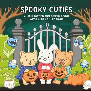 Books, Little Bobita SPOOKY CUTIES: A Halloween Coloring Book with a Touch of Boo Books, Little Bobita SPOOKY CUTIES: A Halloween Coloring Book with a Touch of Boo