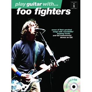 Various Play Guitar With... Foo Fighters Tab Book/CD Various Play Guitar With... Foo Fighters Tab Book/CD