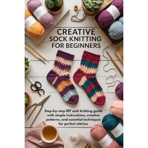 Coley, Jim Creative Sock Knitting for Beginners: Step-by-step DIY sock knitting guide with simple instructions, creative patterns, and essential techniques for perfect stitches Coley, Jim Creative Sock Knitting for Beginners: Step-by-step DIY sock knitting guide with simple instructions, creative patterns, and essential techniques for perfect stitches