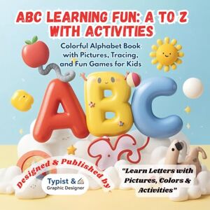Munir, Fahad ABC Learning Fun: A to Z with Activities: Colorful Alphabet Book with Pictures, Tracing, and Fun Games for Kids Munir, Fahad ABC Learning Fun: A to Z with Activities: Colorful Alphabet Book with Pictures, Tracing, and Fun Games for Kids