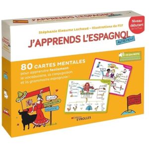Filf J'apprends l'espagnol autrement Niveau débutant: 80 cartes mentales pour apprendre facilement la grammaire,la conjugaison et le vocabulaire espagnols ! + 1 livret explicatif Filf J'apprends l'espagnol autrement Niveau débutant: 80 cartes mentales pour apprendre facilement la grammaire,la conjugaison et le vocabulaire espagnols ! + 1 livret explicatif