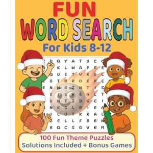Books, Aberoc Fun Word Search For Kids 8-12: Helps kids stay focused, build vocabulary, and enjoy screen-free fun with 100 fun themed word searches plus bonus games and full solutions at the end. 8.5X11, 145 pages. Books, Aberoc Fun Word Search For Kids 8-12: Helps kids stay focused, build vocabulary, and enjoy screen-free fun with 100 fun themed word searches plus bonus games and full solutions at the end. 8.5X11, 145 pages.