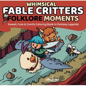 Wiyono, Louis Davilla Whimsical Fable Critters: Folklore Moments: Kawaii, Cute & Comfy Coloring Book In Fantasy Legends Wiyono, Louis Davilla Whimsical Fable Critters: Folklore Moments: Kawaii, Cute & Comfy Coloring Book In Fantasy Legends
