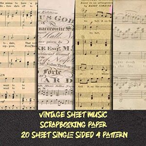 bel sam, jackie vintage sheet music scrapbooking paper 20 sheet single sided 4 pattern: decorative music pattern for scrapbook antique papercraft for collage bel sam, jackie vintage sheet music scrapbooking paper 20 sheet single sided 4 pattern: decorative music pattern for scrapbook antique papercraft for collage