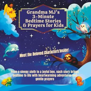 MJ, Grandma Grandma MJ's 3-Minute Bedtimes Stories & Prayers for Kids: From a sleepy sloth to a joyful bee, each story brings bedtime to life with heartwarming adventures and gentle prayers MJ, Grandma Grandma MJ's 3-Minute Bedtimes Stories & Prayers for Kids: From a sleepy sloth to a joyful bee, each story brings bedtime to life with heartwarming adventures and gentle prayers