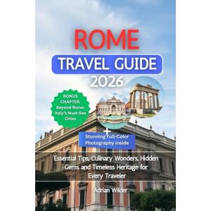 Wilder, Adrian Rome Travel Guide 2026: Essential Tips, Culinary Wonders, Hidden Gems and Timeless Heritage for Every Traveler Wilder, Adrian Rome Travel Guide 2026: Essential Tips, Culinary Wonders, Hidden Gems and Timeless Heritage for Every Traveler