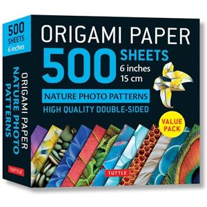 Tuttle Publishing Origami Paper 500 sheets Nature Photo Patterns 6 (15 cm): Tuttle Origami Paper: Double-Sided Origami Sheets Printed with 12 Different Designs (Instructions for 6 Projects Included) Tuttle Publishing Origami Paper 500 sheets Nature Photo Patterns 6 (15 cm): Tuttle Origami Paper: Double-Sided Origami Sheets Printed with 12 Different Designs (Instructions for 6 Projects Included)