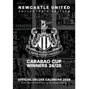 2026 CALENDAR NEWCASTLE UNITED FC MONTH TO VIEW A3 DELUXE WALL CALENDAR OFFICIAL PRODUCT 2026 CALENDAR NEWCASTLE UNITED FC MONTH TO VIEW A3 DELUXE WALL CALENDAR OFFICIAL PRODUCT