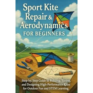 Rhea, Alexander Sport Kite Repair & Aerodynamics for Beginners: Step-by-Step Guide to Building, Tuning, and Designing High-Performance Kites for Outdoor Fun and STEM Learning Rhea, Alexander Sport Kite Repair & Aerodynamics for Beginners: Step-by-Step Guide to Building, Tuning, and Designing High-Performance Kites for Outdoor Fun and STEM Learning
