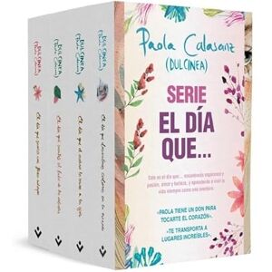 Calasanz (Dulcinea), Paola Pack serie El día que...: El día que sueñes con flores salvajes El día que el océano te mire a los ojos El día que sientas el latir de las ... colores en la nieve (Best Seller Ficción) Calasanz (Dulcinea), Paola Pack serie El día que...: El día que sueñes con flores salvajes El día que el océano te mire a los ojos El día que sientas el latir de las ... colores en la nieve (Best Seller Ficción)