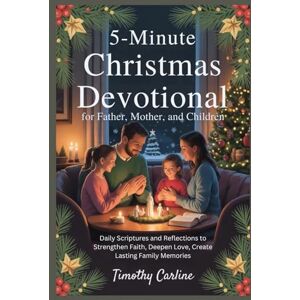 Carline, Timothy 5-Minute Christmas Devotional for Father, Mother, and Children: Daily Scriptures and Reflections to Strengthen Faith, Deepen Love, Create Lasting Family Memories Carline, Timothy 5-Minute Christmas Devotional for Father, Mother, and Children: Daily Scriptures and Reflections to Strengthen Faith, Deepen Love, Create Lasting Family Memories