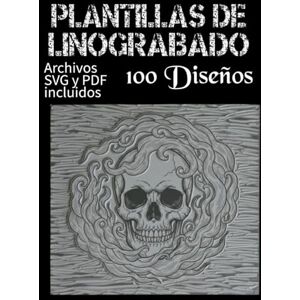 asine, printa Plantillas de Linograbado: Espeluznante & Tenebroso: 100 diseños para grabado en linóleo e impresión, con archivos digitales (PDF y SVG) incluidos asine, printa Plantillas de Linograbado: Espeluznante & Tenebroso: 100 diseños para grabado en linóleo e impresión, con archivos digitales (PDF y SVG) incluidos