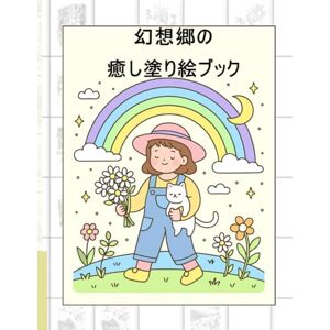 Pon Adamu 幻想郷の癒し塗り絵ブック: 朝昼夜のスピリチュアルな風景 Pon Adamu 幻想郷の癒し塗り絵ブック: 朝昼夜のスピリチュアルな風景