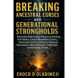 OLADIMEJI, ENOCH D BREAKING ANCESTRAL CURSES & GENERATIONAL STRONGHOLDS: POWERFUL DELIVERANCE PRAYERS TO DESTROY EVIL A LTARS, CANCEL BLOODLINE CURSES, OVERCOME CYCLES ... SICKNESS, BARRENNESS, MARITAL FAILURE.. . OLADIMEJI, ENOCH D BREAKING ANCESTRAL CURSES & GENERATIONAL STRONGHOLDS: POWERFUL DELIVERANCE PRAYERS TO DESTROY EVIL A LTARS, CANCEL BLOODLINE CURSES, OVERCOME CYCLES ... SICKNESS, BARRENNESS, MARITAL FAILURE.. .