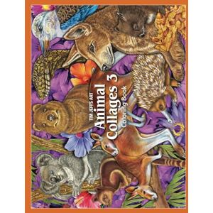 Jeffs, Tim Animal Collages 3 Coloring Book (Animal Sketches) Jeffs, Tim Animal Collages 3 Coloring Book (Animal Sketches)