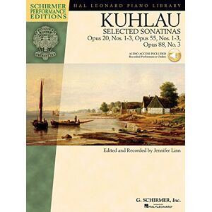 Kuhlau: Selected Sonatinas: Opus 20, Nos. 1-3, Opus 55, Nos. 1-3, Opus 88, No. 3 (Book/Online Audio) (Hal Leonard Piano Library) (Includes Online ... 20, Nos. 1-3, Op. 55, Nos. 1-3, Op. 88, No. 3 Kuhlau: Selected Sonatinas: Opus 20, Nos. 1-3, Opus 55, Nos. 1-3, Opus 88, No. 3 (Book/Online Audio) (Hal Leonard Piano Library) (Includes Online ... 20, Nos. 1-3, Op. 55, Nos. 1-3, Op. 88, No. 3