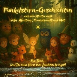 Wagner, Heike Funkelstern-Geschichten aus dem Winterwald: voller Abenteuer, Freundschaft und Mut für Dich, weil Du mein Herz zum Leuchten bringst! (sw) Wagner, Heike Funkelstern-Geschichten aus dem Winterwald: voller Abenteuer, Freundschaft und Mut für Dich, weil Du mein Herz zum Leuchten bringst! (sw)