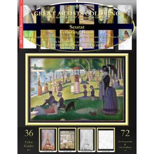 Art-Lines Seurat Coloring Book: Seurat Complete Art Coloring Book #1 Color The Greatest Compositions In History Art-Lines Seurat Coloring Book: Seurat Complete Art Coloring Book #1 Color The Greatest Compositions In History