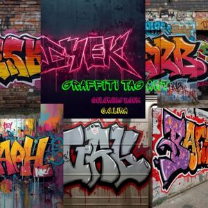 Lira, C. J. Graffiti Tag Art Coloring Book Lira, C. J. Graffiti Tag Art Coloring Book