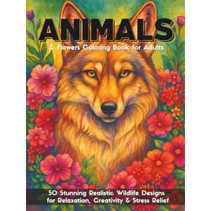 Fun, Yellow ANIMALS & Flowers Coloring Book for Adults: 50 Stunning Realistic Wildlife Designs for Relaxation, Creativity & Stress Relief (Adult Coloring Books: Calm, Art & Nature Love) Fun, Yellow ANIMALS & Flowers Coloring Book for Adults: 50 Stunning Realistic Wildlife Designs for Relaxation, Creativity & Stress Relief (Adult Coloring Books: Calm, Art & Nature Love)
