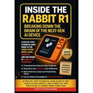 Publishers, Digits Inside the Rabbit R1 — Breaking Down the Brain of the Next-Gen AI Device: A Step-by-Step Technical User Guide to the Large Action Model (LAM), Rabbit OS, and the Future of Hands-Free Computing Publishers, Digits Inside the Rabbit R1 — Breaking Down the Brain of the Next-Gen AI Device: A Step-by-Step Technical User Guide to the Large Action Model (LAM), Rabbit OS, and the Future of Hands-Free Computing