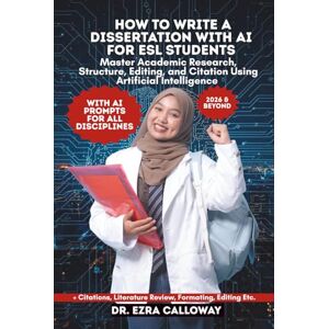 CALLOWAY, DR. EZRA HOW TO WRITE A DISSERTATION WITH AI FOR ESL STUDENTS: Master Academic Research, Structure, Editing, and Citation Using Artificial Intelligence (Academic Thesis Made Easy) CALLOWAY, DR. EZRA HOW TO WRITE A DISSERTATION WITH AI FOR ESL STUDENTS: Master Academic Research, Structure, Editing, and Citation Using Artificial Intelligence (Academic Thesis Made Easy)
