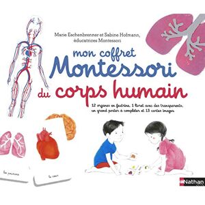 Hofmann, Sabine Mon coffret Montessori du corps humain: Avec 12 organes en feutrine, 1 livret avec 4 transparents, 13 cartes et 1 poster à compléter Hofmann, Sabine Mon coffret Montessori du corps humain: Avec 12 organes en feutrine, 1 livret avec 4 transparents, 13 cartes et 1 poster à compléter
