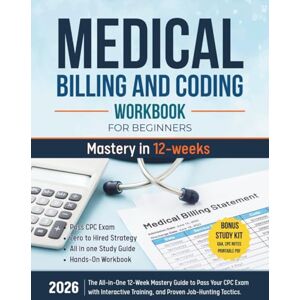 Ellison, J.V Grant Medical Billing and Coding Workbook for Beginners: All-in-One 12 Week Mastery Guide to Pass Your CPC Exam, with Interactive Training, and Proven Job-Hunting Tactics (Zero to Hired) Ellison, J.V Grant Medical Billing and Coding Workbook for Beginners: All-in-One 12 Week Mastery Guide to Pass Your CPC Exam, with Interactive Training, and Proven Job-Hunting Tactics (Zero to Hired)