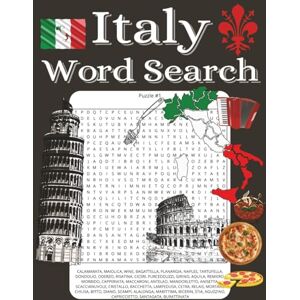 McNally, Jim Italy word search: Large print word searches with easy to read 2500+ words, Italian, Europe, History, landmarks, culture, food 8.5x11 inches, 128 ... gift for vacations, holidays and free times McNally, Jim Italy word search: Large print word searches with easy to read 2500+ words, Italian, Europe, History, landmarks, culture, food 8.5x11 inches, 128 ... gift for vacations, holidays and free times