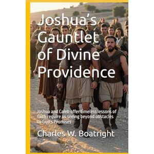 Boatright, Charles W. Joshua’s Gauntlet of Divine Providence: Joshua and Caleb offer timeless lessons of faith require us seeing beyond obstacles to God’s Promises Boatright, Charles W. Joshua’s Gauntlet of Divine Providence: Joshua and Caleb offer timeless lessons of faith require us seeing beyond obstacles to God’s Promises