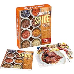 Aikman-Smith, Valerie Smoke & Spice Deck: 50 recipe cards for delicious BBQ rubs, marinades, glazes & butters (Recipe Card Decks) Aikman-Smith, Valerie Smoke & Spice Deck: 50 recipe cards for delicious BBQ rubs, marinades, glazes & butters (Recipe Card Decks)