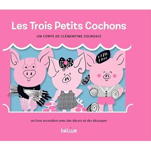 Sourdais, Clémentine Les Trois Petits Cochons: Un livre accordéon avec des décors et des découpes Sourdais, Clémentine Les Trois Petits Cochons: Un livre accordéon avec des décors et des découpes