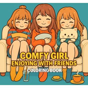 sree, venkata Comfy Girl Enjoying With Friends Coloring Book: Coloring Our Way Through Comfy Days sree, venkata Comfy Girl Enjoying With Friends Coloring Book: Coloring Our Way Through Comfy Days