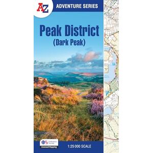 A-Z Maps Peak District (Dark Peak): with Ordnance Survey mapping (A -Z Adventure Series) A-Z Maps Peak District (Dark Peak): with Ordnance Survey mapping (A -Z Adventure Series)
