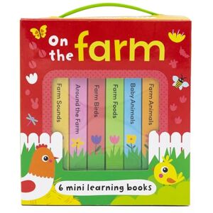 On the Farm – Box Set of 6 Mini Board Books Baby & Toddler First Learning Set Colours, Counting, Animals, Sounds, Foods & Farm Life Durable Mini Books with Carry Box: 6 mini learning books On the Farm – Box Set of 6 Mini Board Books Baby & Toddler First Learning Set Colours, Counting, Animals, Sounds, Foods & Farm Life Durable Mini Books with Carry Box: 6 mini learning books