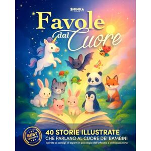 Studio, Shinka Favole dal Cuore: 40 Storie della Buonanotte Illustrate per Bambini dai 3 ai 7 Anni – Emozioni, Valori e Insegnamenti Positivi Studio, Shinka Favole dal Cuore: 40 Storie della Buonanotte Illustrate per Bambini dai 3 ai 7 Anni – Emozioni, Valori e Insegnamenti Positivi