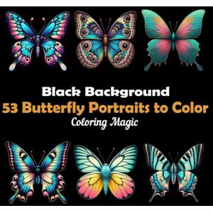 Lee 53 Butterfly Portraits to Color: An adult coloring book featuring elegant black and white scratch art sketches with butterfly names on every page (Midnight Black Background Coloring Series) Lee 53 Butterfly Portraits to Color: An adult coloring book featuring elegant black and white scratch art sketches with butterfly names on every page (Midnight Black Background Coloring Series)