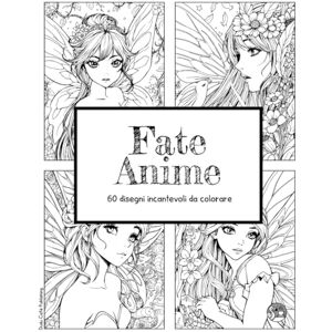Edizioni, Dudu Café Fate Anime • Libro da colorare • 60 disegni incantevoli da colorare (Edizione Nera): Un libro da colorare affascinante per adulti e ragazzi, con 60 ... per le fan di manga e le artiste. #duduquests Edizioni, Dudu Café Fate Anime • Libro da colorare • 60 disegni incantevoli da colorare (Edizione Nera): Un libro da colorare affascinante per adulti e ragazzi, con 60 ... per le fan di manga e le artiste. #duduquests