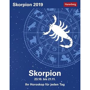 Harenberg u.Weingarten Skorpion Sternzeichenkalender 2024: Tagesabreißkalender Ihr Horoskop für jeden Tag Harenberg u.Weingarten Skorpion Sternzeichenkalender 2024: Tagesabreißkalender Ihr Horoskop für jeden Tag