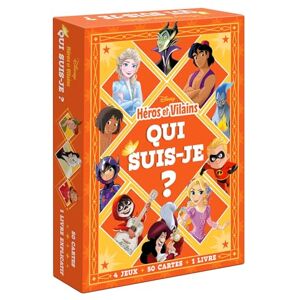 XXX DISNEY "Qui suis-je ?" Boîte de jeu de cartes Spécial Héros et Vilains XXX DISNEY "Qui suis-je ?" Boîte de jeu de cartes Spécial Héros et Vilains