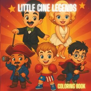 Ponte, Mr Mike Little Cine Legends Coloring Book: Meet the Cutest Versions of Classic Film Legends! Ponte, Mr Mike Little Cine Legends Coloring Book: Meet the Cutest Versions of Classic Film Legends!