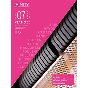 Trinity College London Press Trinity College London Piano Exam Pieces Plus Exercises From 2021: Grade 7 Extended Edition: 21 pieces plus exercises: 21 pieces plus exercises for Trinity College London exams 2021-2023 Trinity College London Press Trinity College London Piano Exam Pieces Plus Exercises From 2021: Grade 7 Extended Edition: 21 pieces plus exercises: 21 pieces plus exercises for Trinity College London exams 2021-2023
