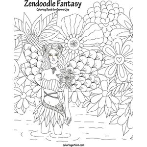 Snels, Nick Zendoodle Fantasy Coloring Book for Grown-Ups 1: Volume 1 Snels, Nick Zendoodle Fantasy Coloring Book for Grown-Ups 1: Volume 1