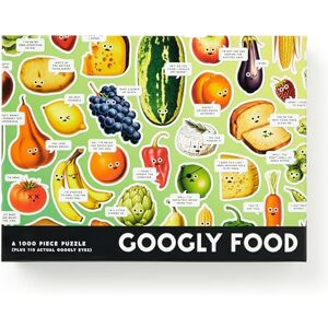 Brass Monkey Googly Food – 1000 Piece Jigsaw Puzzle Featuring Vintage Inspired Illustration Of Food Art With Funny Quotes And Googly Eye Stickers Brass Monkey Googly Food – 1000 Piece Jigsaw Puzzle Featuring Vintage Inspired Illustration Of Food Art With Funny Quotes And Googly Eye Stickers
